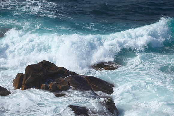 V5D12  Waves, Sennen Cove, Cornwall, UK