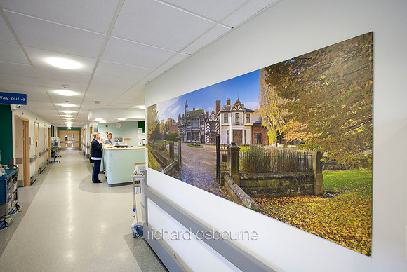 UHSM Wythenshawe Hospital - Panoramic Diptych PhotoPanel, 2700 x 900mm