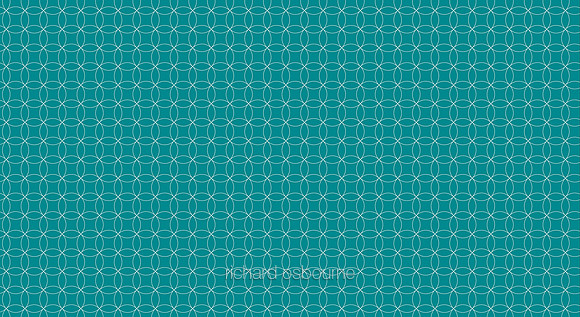 G221 Turquoise Circles