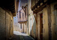 V19C19  Medieval Streets, Issigeac, Dordogne, South of France