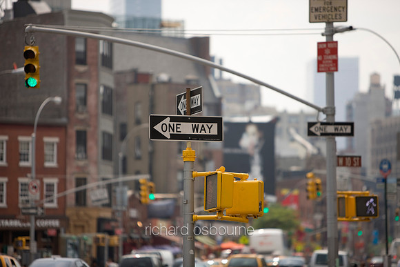 V4NY57  Signage, New York City, USA