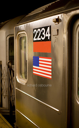 V4NY46  Subway Car, New York City, USA