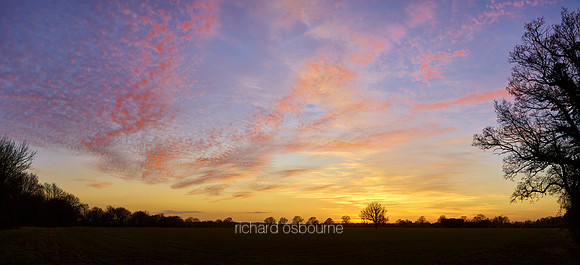 V9S1  Sunset, Fritton, Norfolk, UK
