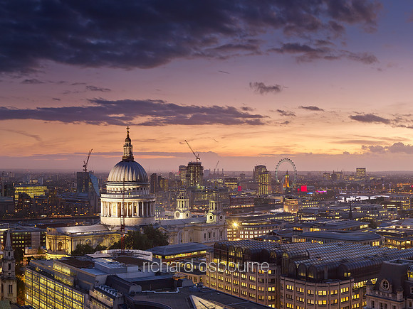 V7C96  St Paul's Sunset, London, UK