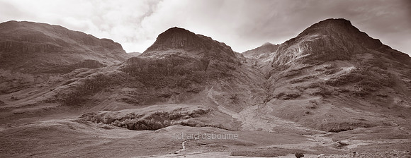 P2BW2  Three Sisters of Glencoe, Scotland