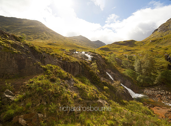V4RS7  Waterfall, Glencoe, Scotland